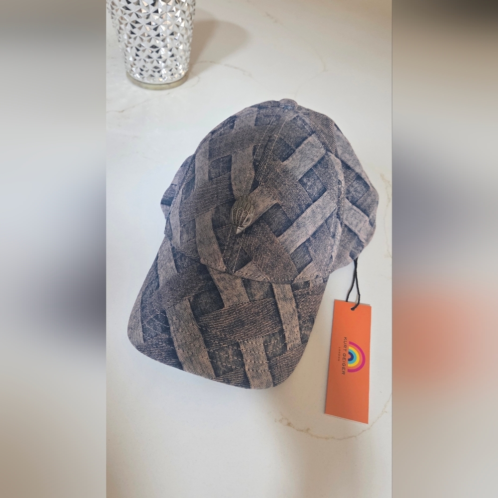 Kurt GEIGER DENIM/PINK HAT - Picture 6 of 11